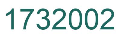 Number 1732002 green image