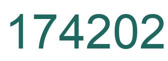 Number 174202 green image