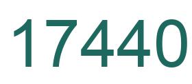 Number 17440 green image