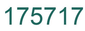 Number 175717 green image