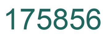 Number 175856 green image