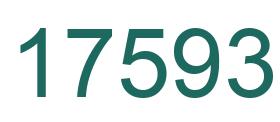 Number 17593 green image