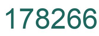 Number 178266 green image