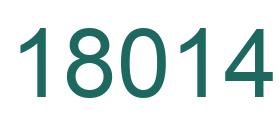 Número 18014 imagen verde