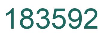 Número 183592 imagen verde