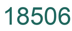 Number 18506 green image