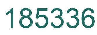 Number 185336 green image