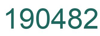 Número 190482 imagen verde