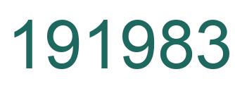 Number 191983 green image