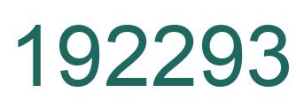 Number 192293 green image
