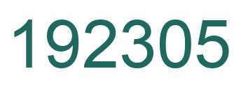Número 192305 imagen verde
