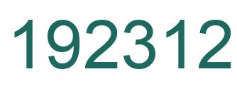Number 192312 green image