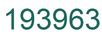 Number 193963 green image