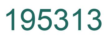 Número 195313 imagen verde