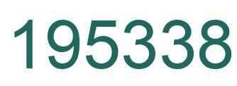 Number 195338 green image