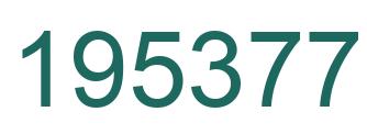 Number 195377 green image