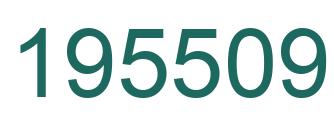 Number 195509 green image