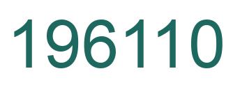Número 196110 imagen verde
