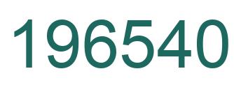 Number 196540 green image