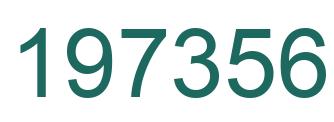 Number 197356 green image