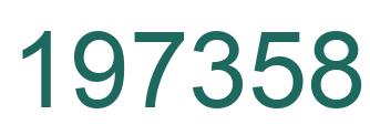 Number 197358 green image