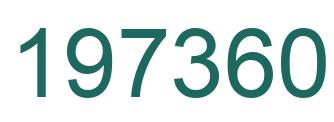 Number 197360 green image