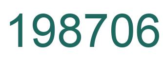 Number 198706 green image