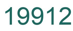 Number 19912 green image