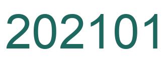 Number 202101 green image