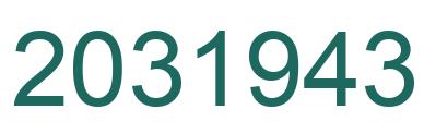 Número 2031943 imagen verde