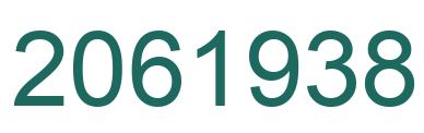 Number 2061938 green image
