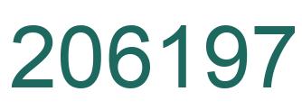 Número 206197 imagen verde
