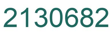 Número 2130682 imagen verde