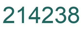 Número 214238 imagen verde