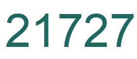 Number 21727 green image