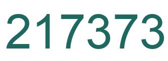 Número 217373 imagen verde