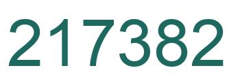 Número 217382 imagen verde