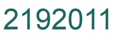 Number 2192011 green image
