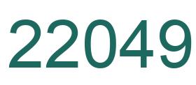 Número 22049 imagen verde
