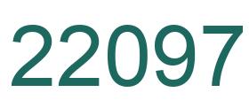 Number 22097 green image