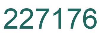 Número 227176 imagen verde