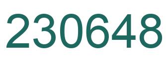 Número 230648 imagen verde