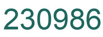 Número 230986 imagen verde