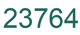 Número 23764 imagen verde