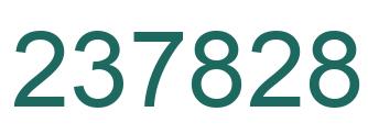 Número 237828 imagen verde