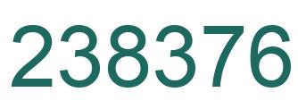 Número 238376 imagen verde