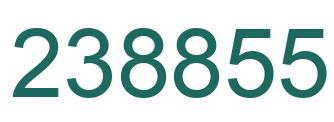 Number 238855 green image