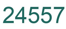 Number 24557 green image