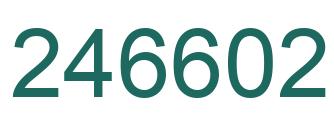 Número 246602 imagen verde