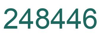 Número 248446 imagen verde